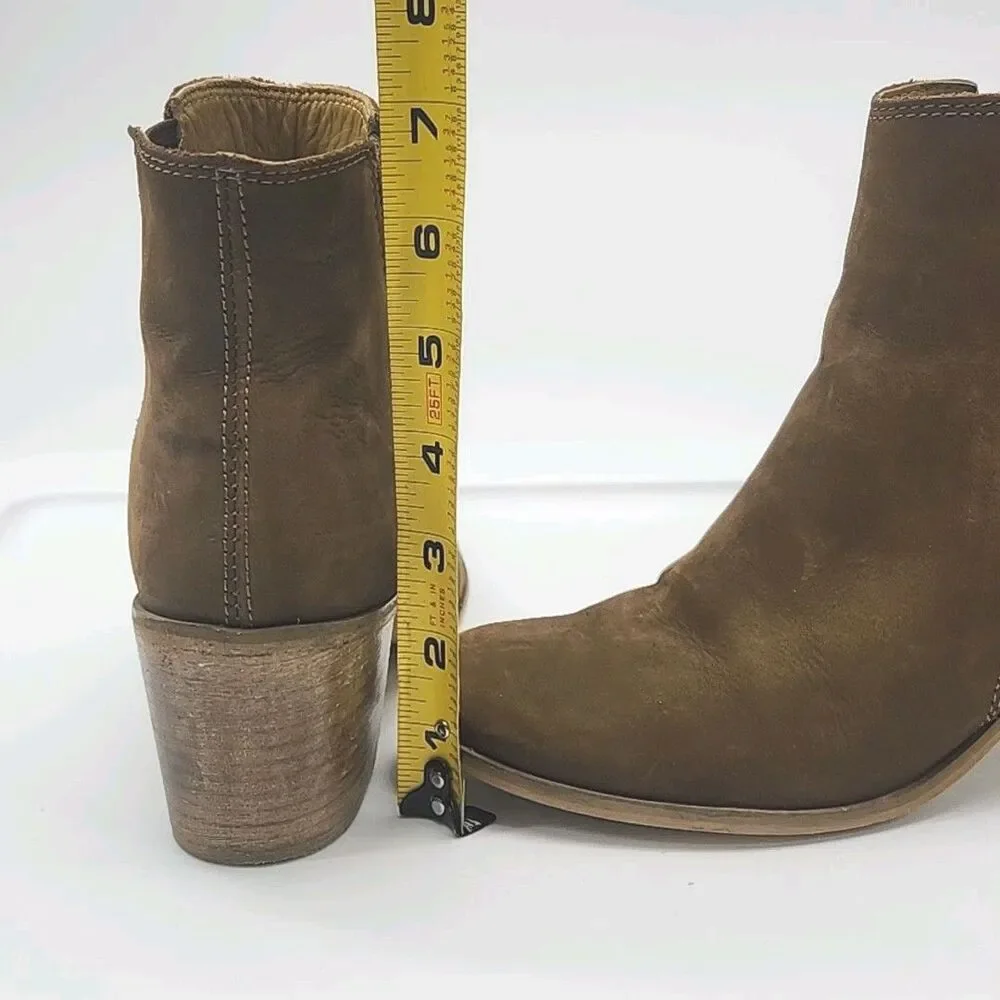 Dune London Pora Ankle Boots Brown Fuede 2.5